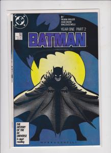 BATMAN--YEAR ONE PART 1--#405--1986  / MILLER AND MAZZUCCHELLI