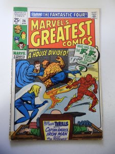 Marvel's Greatest Comics #26 (1970) GD/VG Condition tape on spine