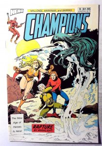 Champions #9 (1988) Heroic Publishing Flare 1st Print Comic Book