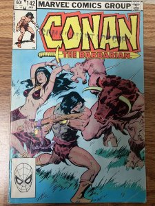 Conan the Barbarian Comic Book #142 Marvel Comics 1983 