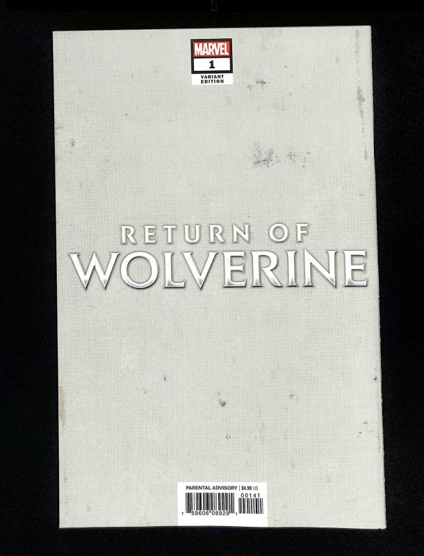 Return of Wolverine #1 Steve McNiven D Variant