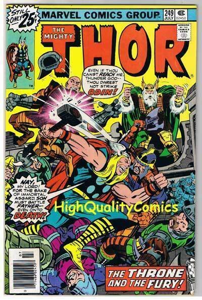 THOR #249, FN+, God of Thunder, Buscema, Jack Kirby, 1966, more Thor in store