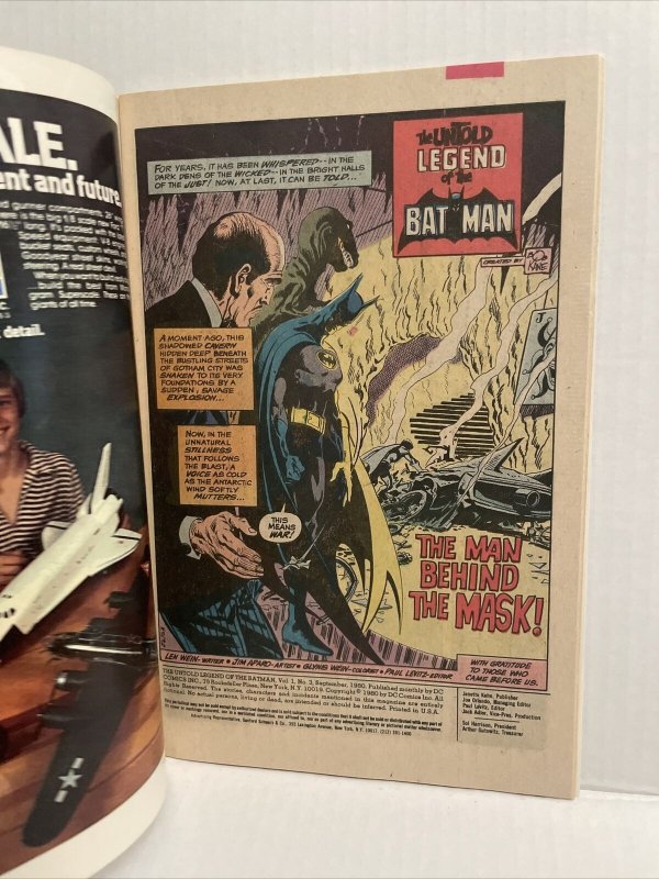 The Untold legend of the Batman #3