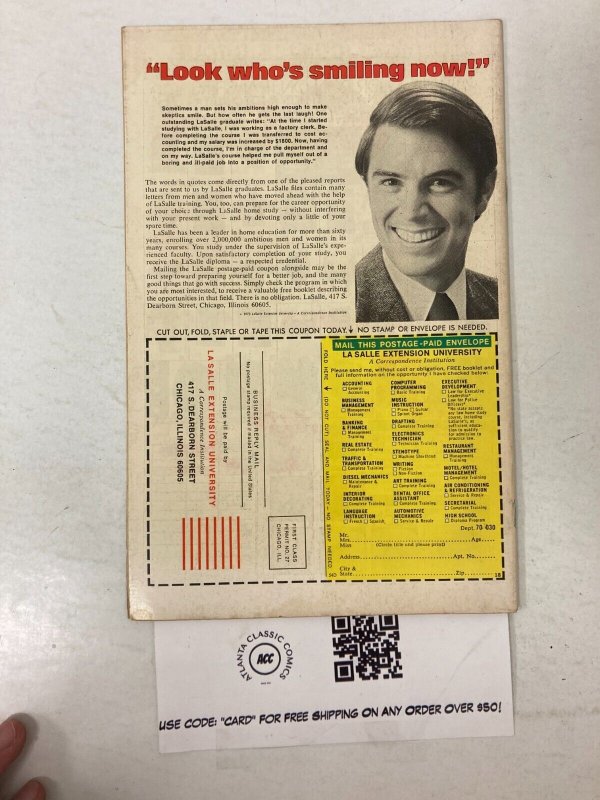 CAPTAIN MARVEL #41 Bronze Age Comic Book 1972 VG-FN Marvel Comics Group 11 LI1