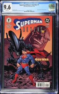 Superman/Aliens 2: God War #1 (5/02) Graded CGC 9.6