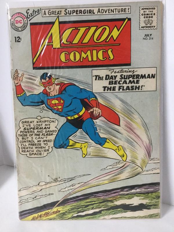 Action Comics 314 2.0 Gd Good DC Comics SA