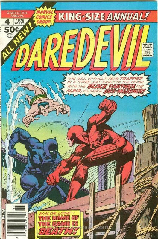 Daredevil Annual #4 VF; Marvel | save on shipping - details inside