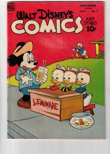 Walt Disney's Comics and Stories #97 1948 VG+ Barks! UTAH Donald & Micke...