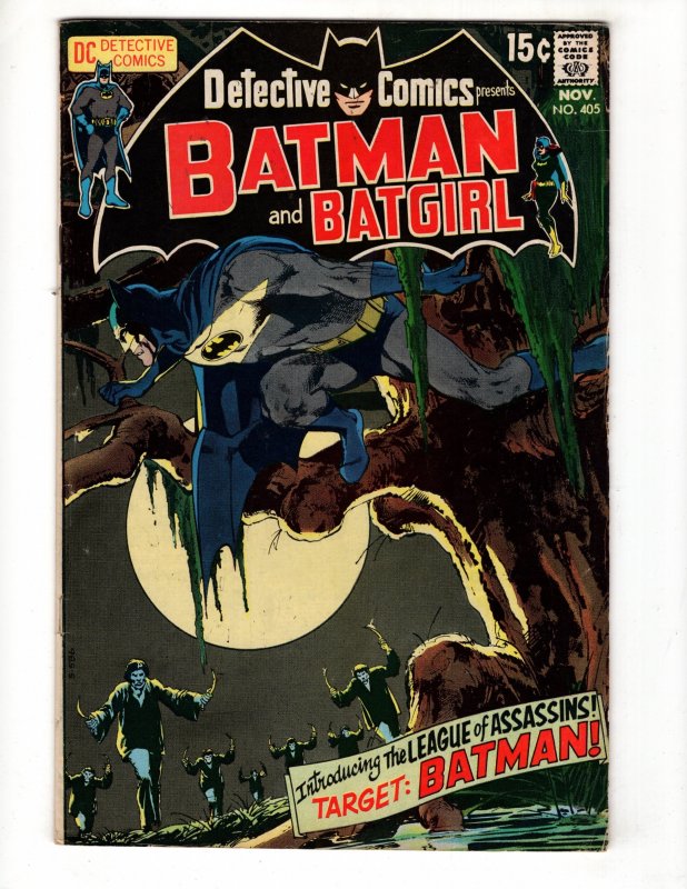 Detective Comics #405 (1970) 1st App LEAGUE of ASSASSINS  !!!!!! / ID#278