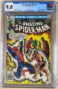 The Amazing Spider-Man #215 (1981) CGC9.0