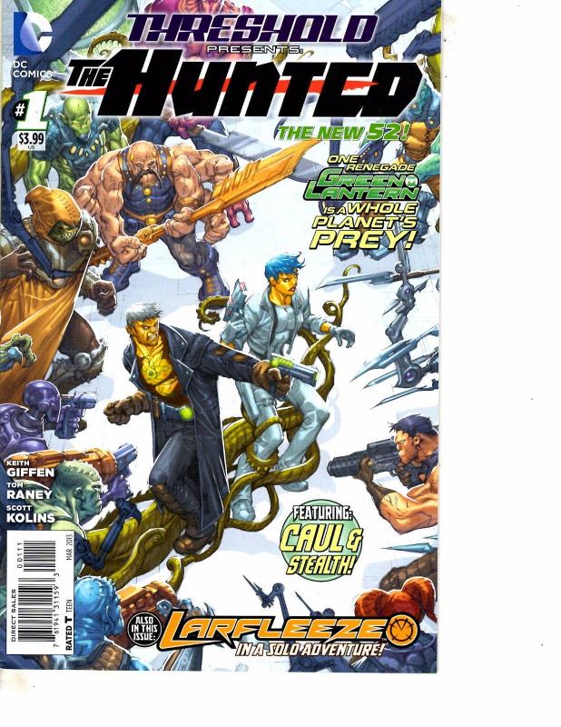 Lot Of 2 DC Comic Book The Hunted #1 and Wonder Woman #10  MS20