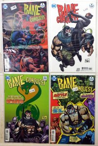 Bane: Conquest Lot of 4 #1, 4, 6, 8 (2017) DC Comics 1st Print Comic Books