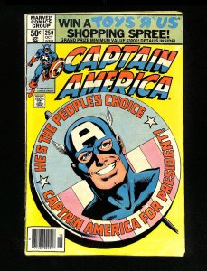 Captain America #250 Newsstand Variant