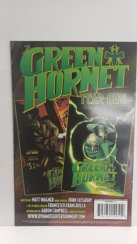 Green Hornet #4 Retailer Incentive Variant 2010 Dynamite Comics 1st Printing HTF