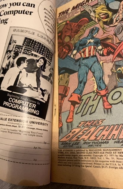 The Avengers #93 Regular Edition (1971)