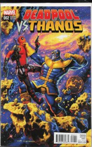 Deadpool vs. Thanos #2 Hildebrandt Cover (2015) Thanos