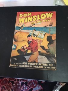 Don Winslow of the Navy #16 (1944) Affordable-grade VG+ World War II era  Wow!