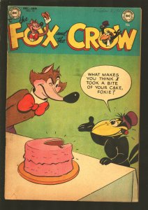 The Fox and the Crow #13 1953-DC-Violent humor-Pre-code-Birthday cake cover-VG