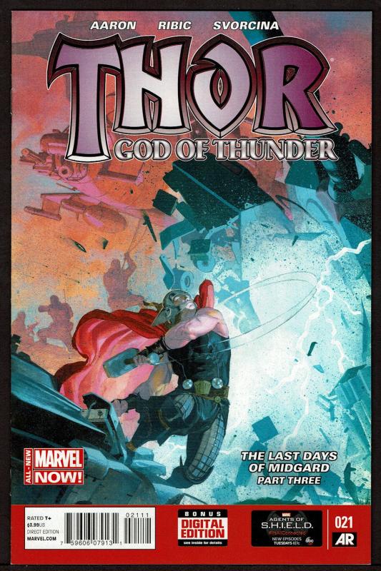 Thor God of Thunder #21  (Jun 2014 Marvel)  9.2 NM-