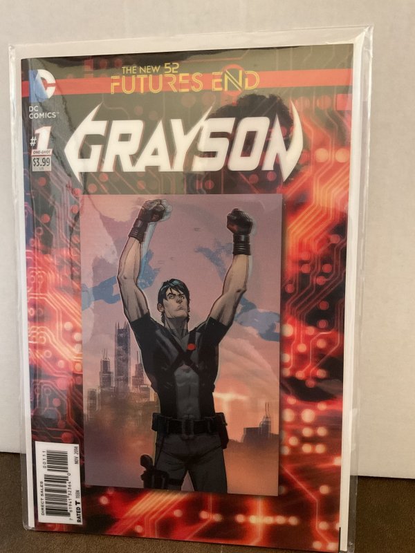 Grayson: Futures End  9.0 (our highest grade) 2014  Lenticular Cover!