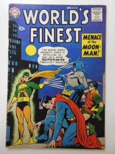 World's Finest Comics #98 (1958) Menace of The Moon Man!  So...