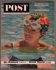 MAG: Saturday Evening Post 3/30/1963-John D MacDonald pulp fiction-fashions-p...