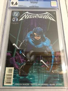 Nightwing 1 Cgc 9.6 White Pages Chuck Dixon (1996)