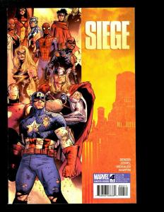 9 Siege Marvel Comics # 1 2 3 4 Cabal # 1 Embedded # 1 2 3 4  SM13