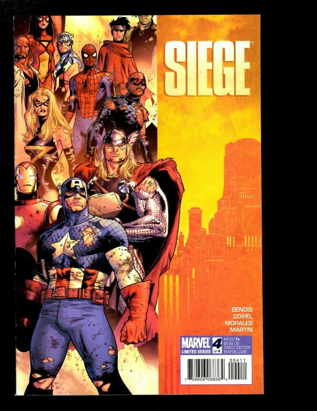 9 Siege Marvel Comics # 1 2 3 4 Cabal # 1 Embedded # 1 2 3 4  SM13