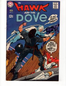 The Hawk and The Dove #3 (8.5-6.0) 1969 Gil Kane Classic Silver Age DC