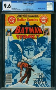 Batman Family #19 (1978) CGC 9.6 NM+