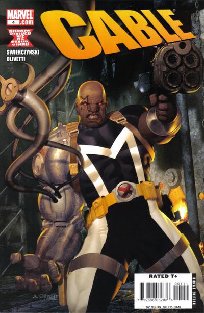 Cable (2008 series) #4, NM + (Stock photo)