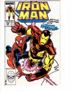 Iron Man #234 (VF-) Spider-Man Appearance !!!