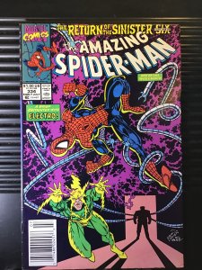 The Amazing Spider-Man #334 (1990) Marvel Comic Newsstand Edition