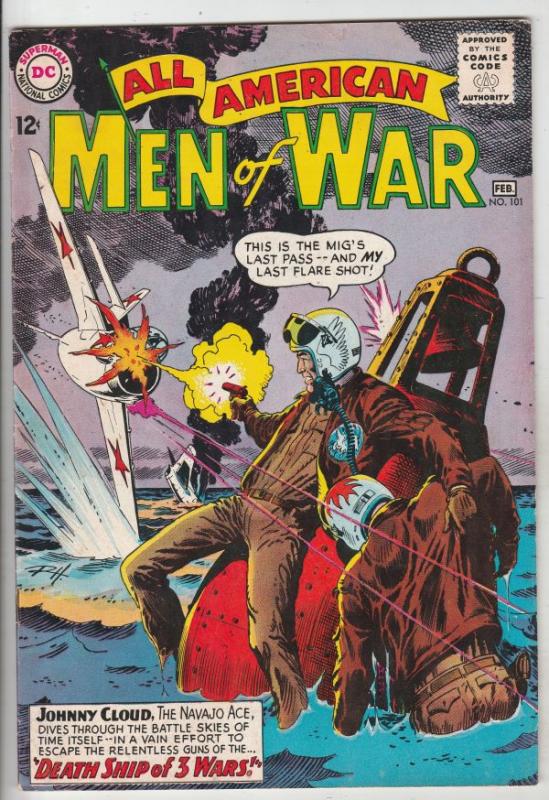 All-American Men of War #101 (Feb-64) FN+ Mid-High-Grade Johhny Cloud