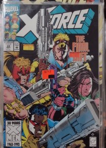 X-FORCE  #  22 1993 MARVEL DISNEY  CABLE   the final gift