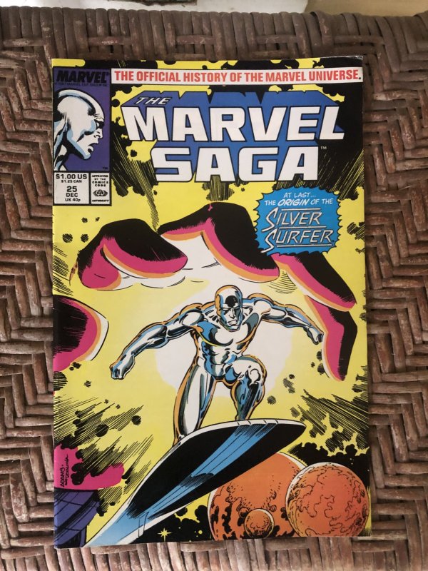 The Marvel Saga The Official History of the Marvel Universe #25 (1987)