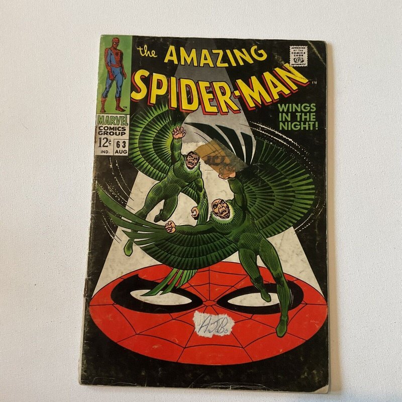 Amazing Spider-Man 63 Good+ Gd+ 2.5 Marvel 1968