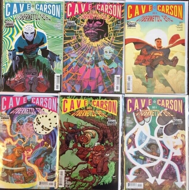 12 Cave Carson Has a Cybernetic Eye Comic Lot DC Young Animals Gerard Way NM