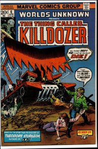 Worlds Unknown #6 (1974) Killdozer