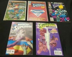 SUPERMAN 5PC (VF/NM) THE MAN OF STEEL IS BACK, GUY GARDNER, LOBO 1992-2004