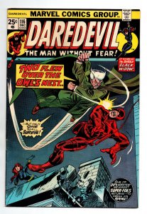 Daredevil #116 - Black Widow - The Owl - 1974 - VF