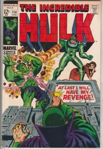Incredible Hulk #114 (Apr-69) VF+ High-Grade Hulk