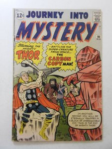 Journey Into Mystery #90 (1963) VG Condition moisture stains