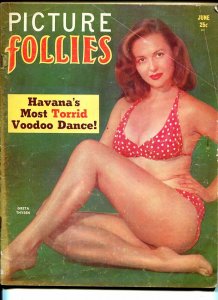 Picture Follies 6/1953-cheesecake-Greta Thyssen-Voodoo Dance-exploitation-G/VG