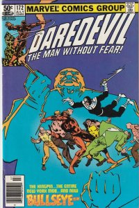 Daredevil # 172 VF Marvel 1981 Frank Miller 3rd King Pin In Daredevil [M7] 