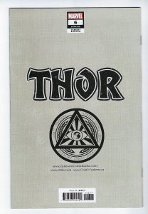 ? ?THOR #6 (2020) 2ND PRINT KLEIN VIRGIN BLACK WINTER Clean VF/NM??