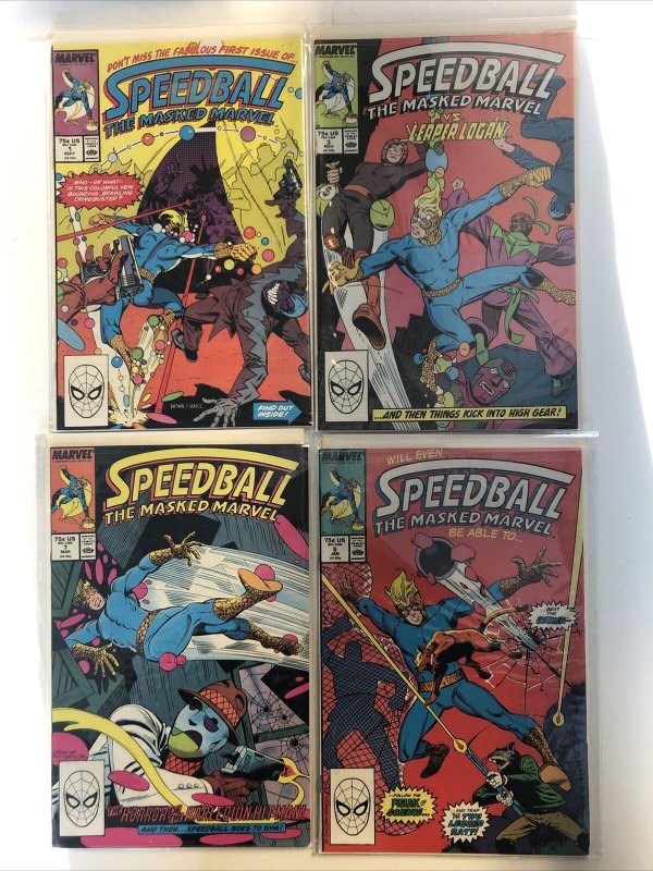 Speedball (1988) #1-10 (F/VF) Steve Ditko art Marvel| Complete Set