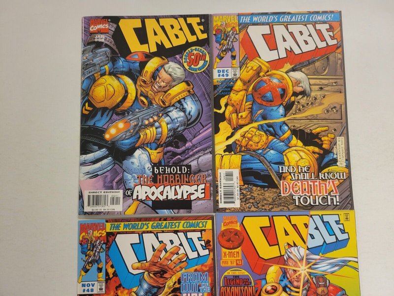 4 Cable Marvel Comic Books #43 48 49 50 22 TJ15