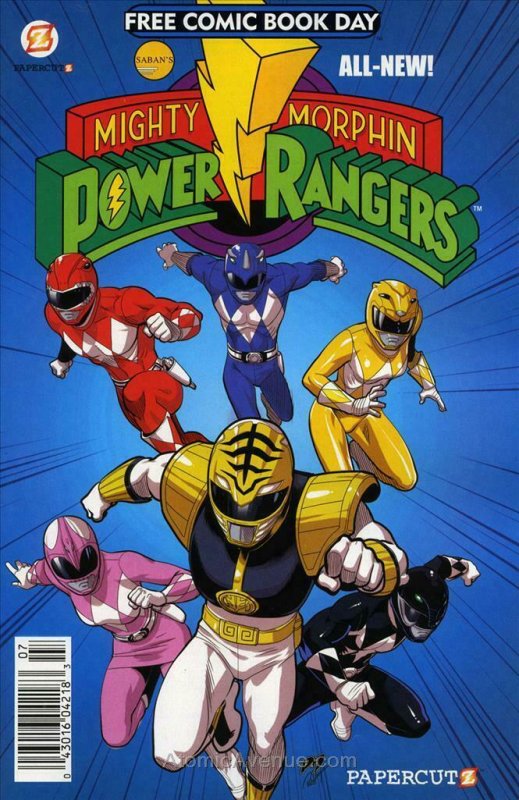 Mighty Morphin Power Rangers (4th Series) FCBD #2014 VF; Papercutz | we combine